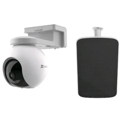 Ezviz Kit HB8 Telecamera Motorizzata da Esterno a Batteria Ricaricabile 4MPX + Pannello Solare di Alimentazione