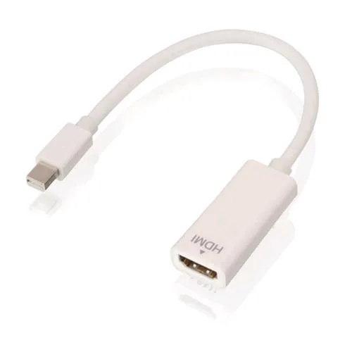 Lindy 41719 Adattatore Mini-Displayport a HDMI 4K Passivo Bianco