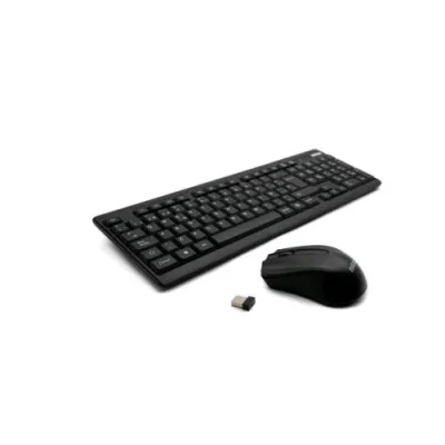 Nilox CT20 Tastiera e Mouse Wireless con Ricevitore USB 1.000 DPI Nero