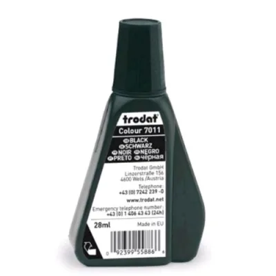 Trodat 7011 Inchiostro per Timbri Flacone da 28 ml Blu