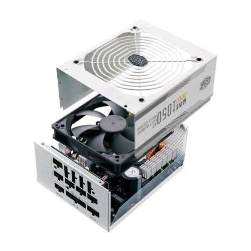 Cooler Master Mwe Gold 1050 V2 ATX 3.1 White Edition Alimentatore 1.050 W Modulare 80+ Gold PFC Attivo ATX 3.1 Bianco