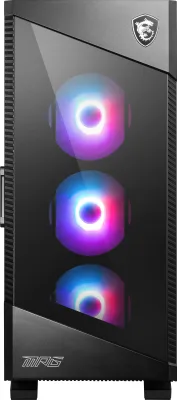 CASE MID-TW MPG VELOX 100R BLACK BLACK NO PSU ATX/MATX/MINI-ITX