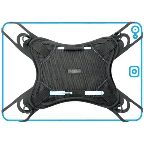Mobilis Custodia Universale per Tablet 9"-10" con Sistema di Tenuta a Cinghe