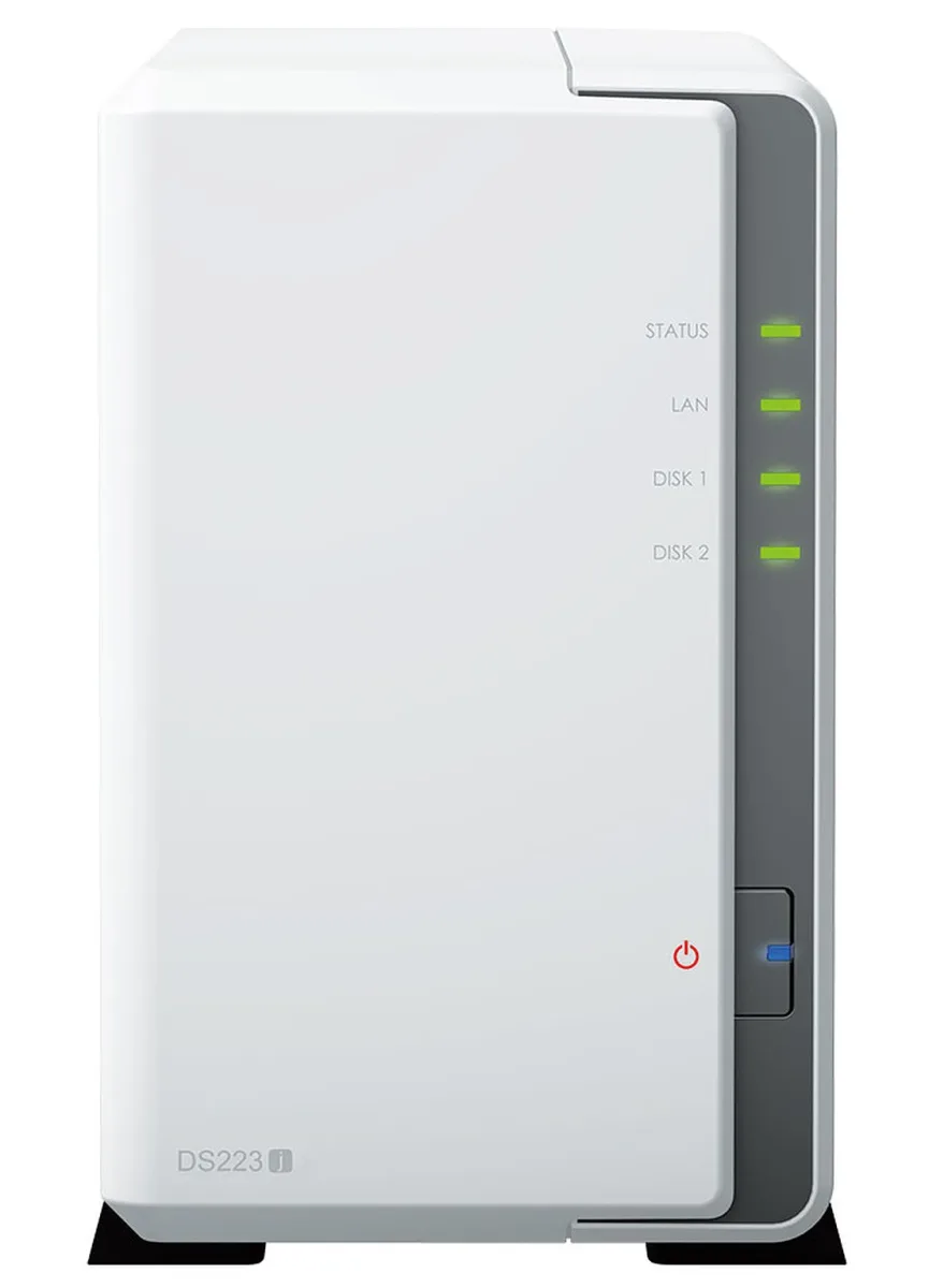 NAS SYNOLOGY DS223J 2HD3.5/2.5 DD R4 1GB-1PGIGA-2P USB3.2