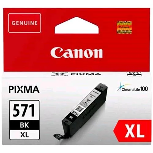 Canon Cli-571BK XL Serbatoio XL Nero per Pixma MG5750-MG6850-MG7750 11ml