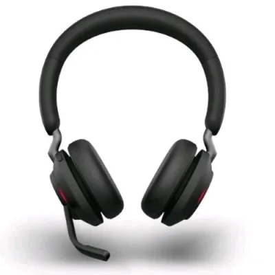 Jabra EVOLVE2 65 Stereo MS Black Cuffie Bluetooth con Microfono Nero