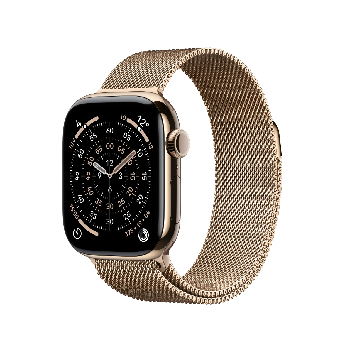 WATCH 11 42MM TITANIO ORO CELL CINT GOLD MILANESE LOOP