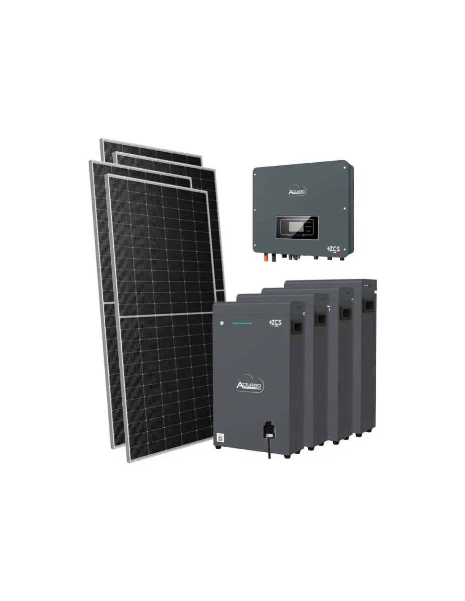 Kit fotovoltaico monofase 5950W inverter 5kW batteria al litio 20.4kWh LV ZSX5000 S Zucchetti