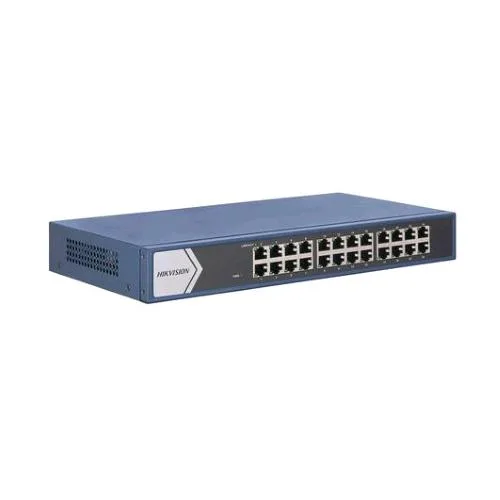 Hikvision DS-3E1524-Ei Switch di Rete Gestito L2 Gigabit Ethernet 10/100/1000 Mbps 24XRJ-45 Full Duplex Blu
