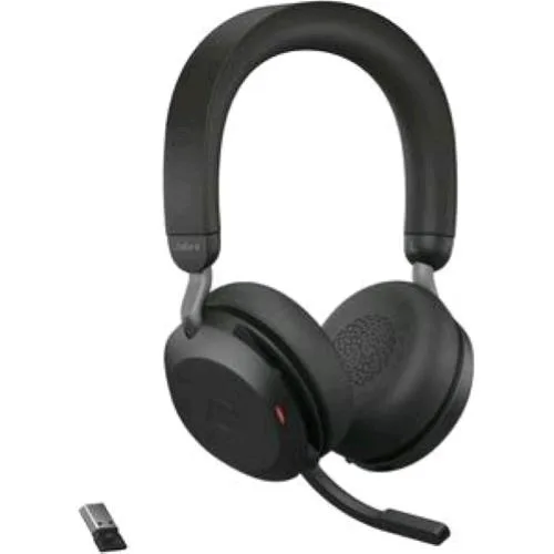 Jabra EVOLVE2 75 Cuffie Wireless Cuffie On-Ear Stereo Binaural 8 Microfoni- Ear-Cup - Bluetooth - 20 Hz a 20 kHz - Tecnologia Mems Microfono - Noise Canceling Black