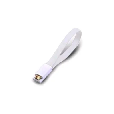 Atlantis Land Smartix Cavo Magnetico USB 2.0 A/Micro B 0.2 m Bianco