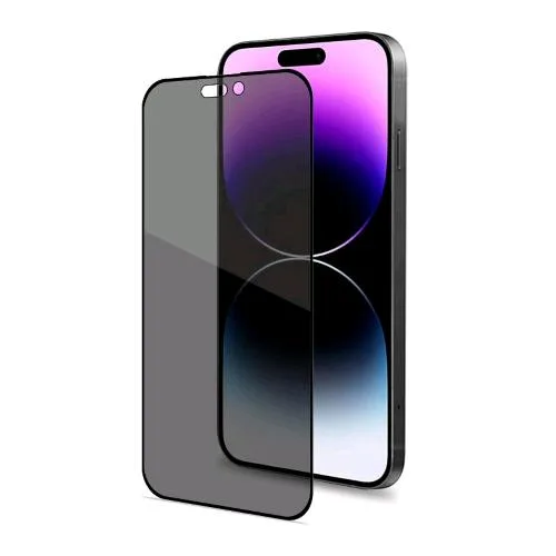 Celly Privacy Full Glass Apple iPHONE 14 Pro Max Vetro Temperato Privacy 2-Way Black