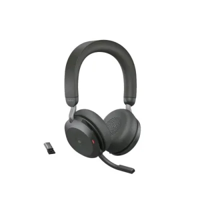Jabra EVOLVE2 75 Duo Cuffie con Microfono Wireless Certificate Microsoft Teams Nero