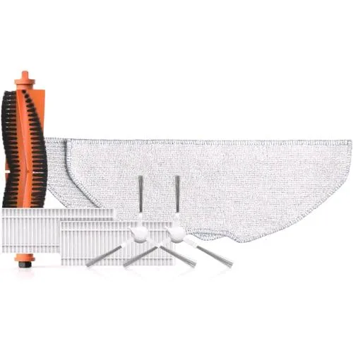 Ezviz Robot RE4/RE4PLUS/RE5/RE5 Plus Kit Ricambi 1 Spazzola Principale, 2 Spazzola Laterale, 2 Filtro Ad Alta Efficienza, 2 Straccio Lavapavimenti