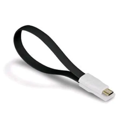 Atlantis Land Smartix Cavo Magnetico USB 2.0 A/Micro B 0.2 m Nero