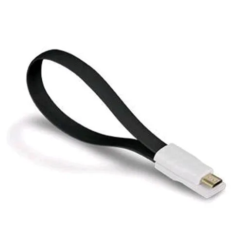 Atlantis Land Smartix Cavo Magnetico USB 2.0 A/Micro B 0.2 m Nero