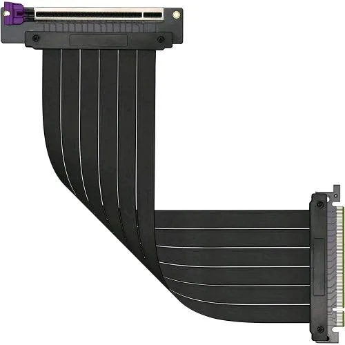 Cooler Master Riser V2 Cavo Piatto e a Nastro PCI-E x16 Maschio Femmina 30cm Nero