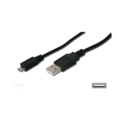 Digitus AK67421 Cavo da Micro USB a USB-A 2.0 1.8 m Nero