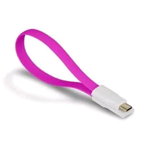 Atlantis Land Smartix Cavo Magnetico USB 2.0 A/Micro B 0.2 m Rosa