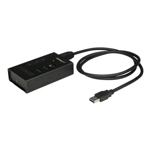 Startech Hub USB 3.0 4 Porte 3 x Superspeed USB-A 3.0 + 1 x USB-C in Metallo Nero