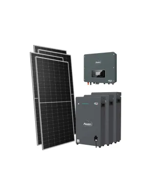 Kit fotovoltaico monofase 7140W inverter 6kW batteria al litio 15.3kWh LV ZSX5000 S Zucchetti