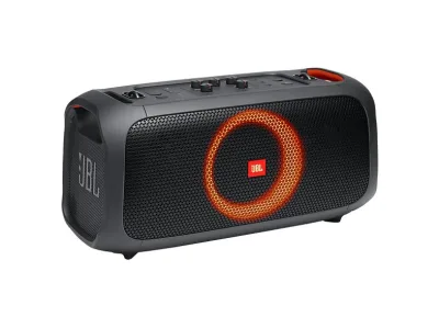 Jbl Partybox On-The-Go 2 Diffusore Party Wireless con Microfono 100 W Gioco di Luci Dinamico, 15 Ore di Autonomia, Resistenza IPX4, JBL Pro Sound e Connessione Multi-Speaker Auracast, Nero