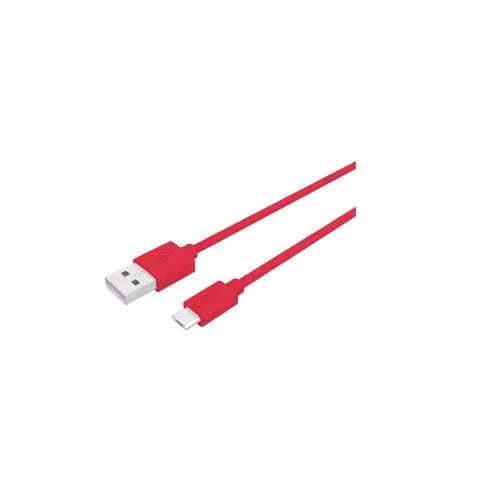 Celly Procompact Cavo Ricarica/Dati 1 x Microusb 1 x USB Tipo a 1 M Rosso