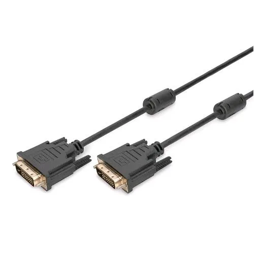 Digitus Cavo DVI a DVI-D Dual Link 5m 24+1 Pin Nero
