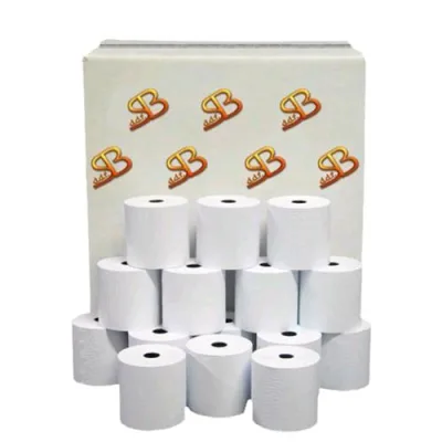 Sa.ba.cart Rotolo in Carta Termica x Registratore di Cassa MM57X20MT Anima 12 mm Conf 50 Pz.