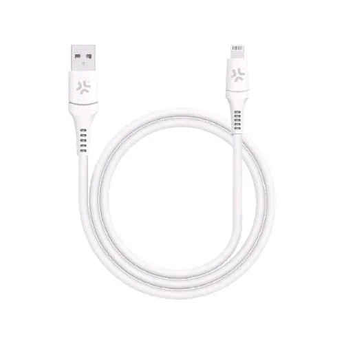 Celly PROCOMPACT2 Cavo da USB-A a Lightning 12 W Certificato per iPHONE 1 m Bianco