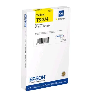 Epson C13T90744N Cartuccia Ink Jet Giallo XXL Capacita' Extra Elevata WF-6XXX 7.000 Pagine