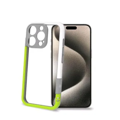 Celly Apple iPHONE 16 Pro Bumper in Tpu White/Yellow