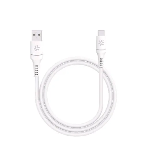 Celly PROCOMPACT2 Cavo da USB-A a USB-C Maschio/Maschio 15 W 1 m Bianco