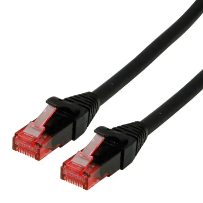 CAVO RETE UTP CAT.6 3MT LSOH NERO COMPONENT LEVEL NO SCHERMATO