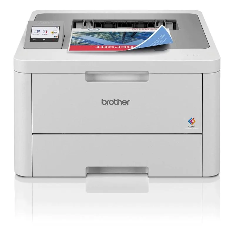 Brother HL-L8230CDW Laser LED Color Stampante Laser a Colori A4 Wi-Fi Duplex Cassetto Carta 250 Fogli Fronte Retro NFC 512MB USB 30PPM Toner Incluso 1.000 Pagine