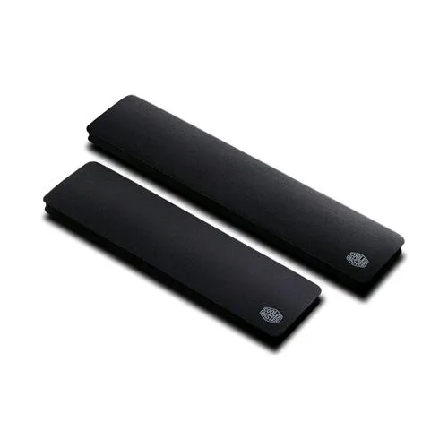 Cooler Master Coolermaster Poggiapolso in Tessuto con Base in Gomma Antiscivolo Colore Nero