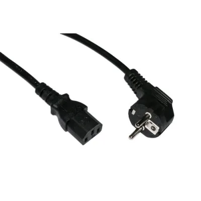 Digitus Cavo Alimentazione Spina Schuko 90 Gradi/Iec 1.8 m Nero