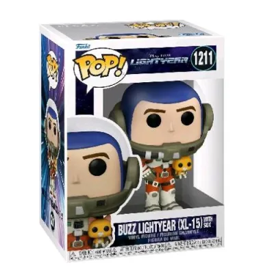 Funko Pop Disney Buzz Lightyear With Sox Figura in Vinile 9.5 cm da Collezione