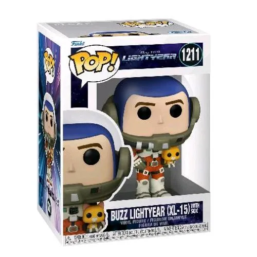 Funko Pop Disney Buzz Lightyear With Sox Figura in Vinile 9.5 cm da Collezione