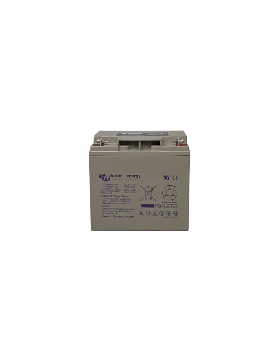 Batteria 22Ah 12V AGM Deep Cycle Victron Energy - BAT212200084