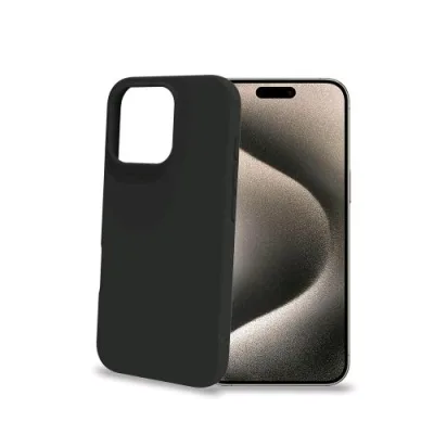 Celly Apple iPHONE 16 Pro Cover Cromo in Tpu Black