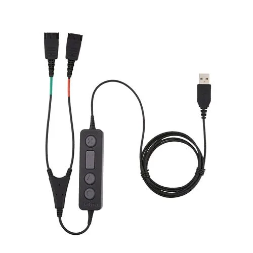 Jabra Link 265 Cavo Audio USB 2.0 2X QD Black