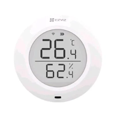 Ezviz T51C Sensore Temperatura e Umidita' Senza Fili per Sistema A3 Bianco