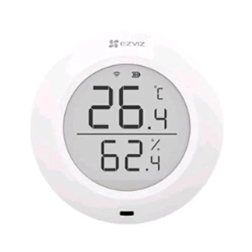 Ezviz T51C Sensore Temperatura e Umidita' Senza Fili per Sistema A3 Bianco