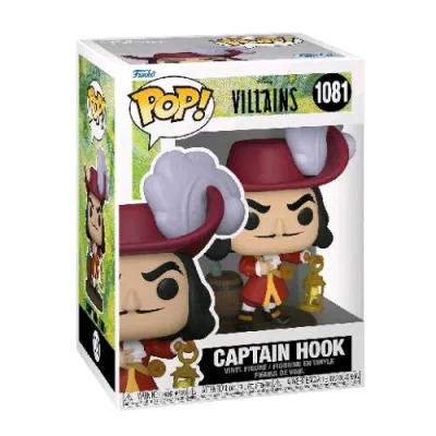 Funko Pop Disney Villains Captain Hook Figura in Vinile 9.5 cm da Collezione