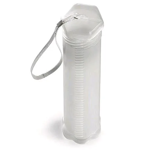 Lebez Tubo Portapennelli in Plastica Col. Bianco