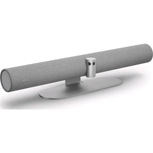 Jabra Panacast 50 Barra Audio Video Panoramic 4K Soluzione per Videoconferenze per Sale Piccole e Medie, con Campo Visivo a 180 Gradi e 8 Microfoni Alimentatore Grigio
