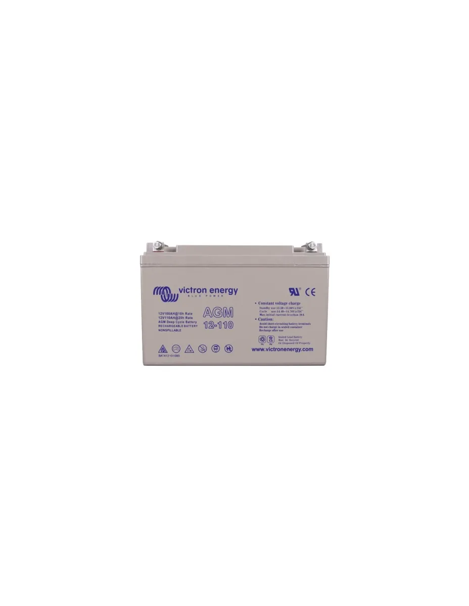 Batteria 110Ah 12V AGM Deep Cycle Victron Energy - BAT412101084