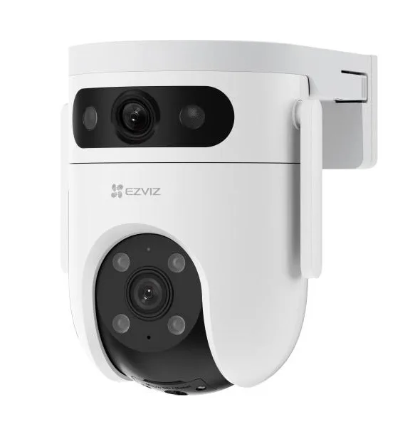 Ezviz H9C Telecamera di Sorveglianza 3K Motorizzata da Esterno a Doppio Obiettivo Wi-Fi IP65 Rilevamento Forme Umane / Veicoli con Sirena