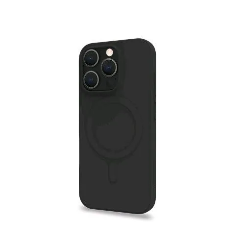 Celly Apple iPHONE 16 Pro Cover in Morbido Tpu Compatibile Magsafe Nero